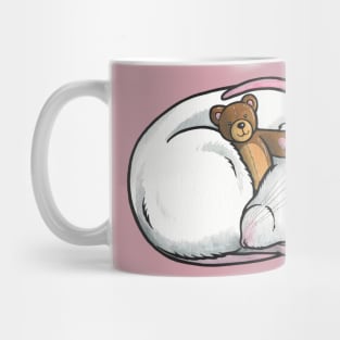 White pet mouse Mug